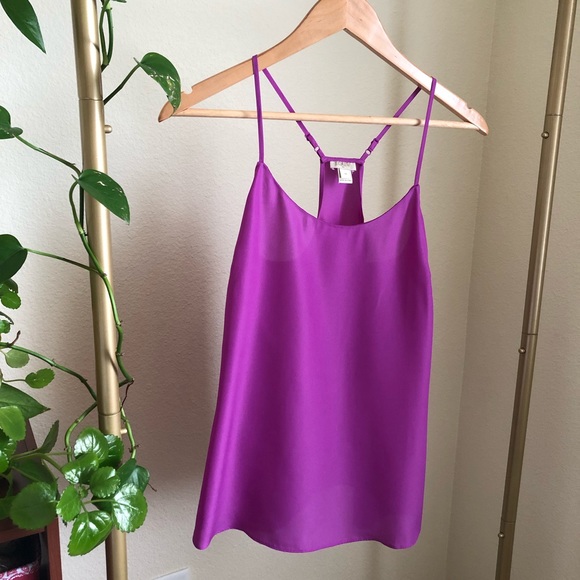 J. Crew Tops - J. Crew purple magenta cami tank tank